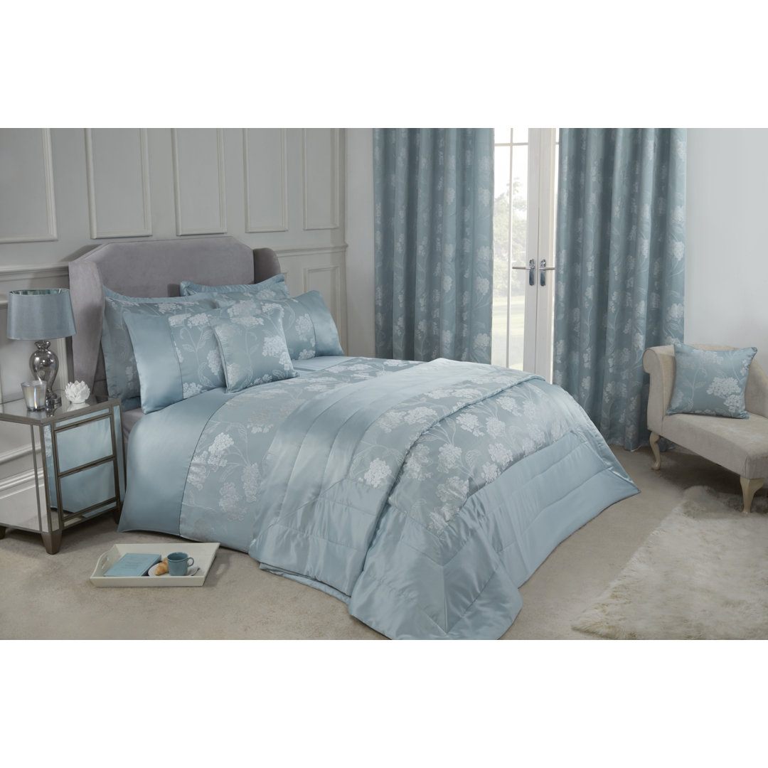 Blossom Polyester Floral Bedspread