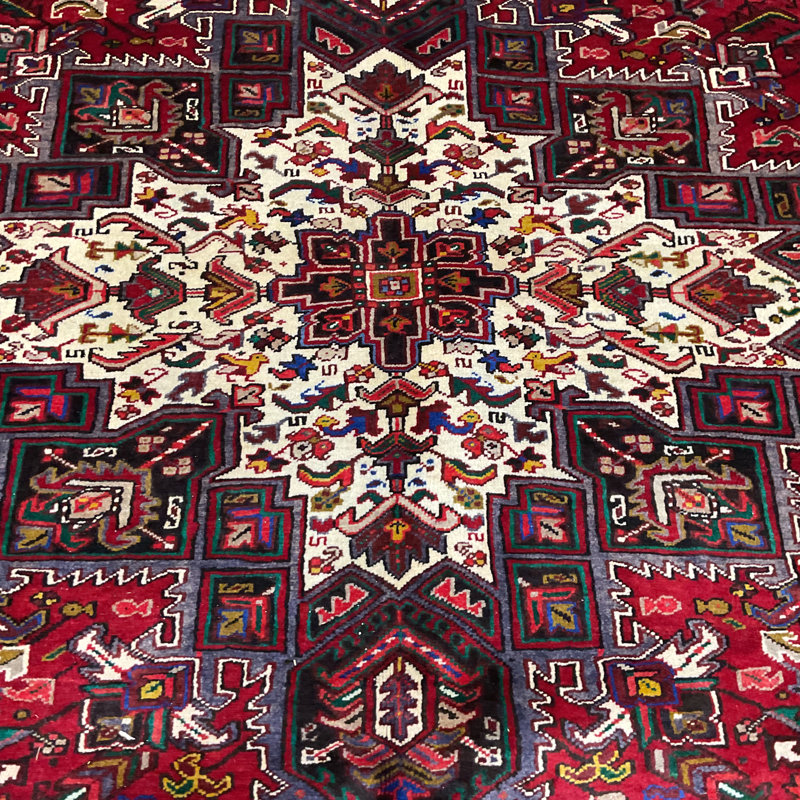 HERAT ORIENTAL Handmade Heriz Wool Rug