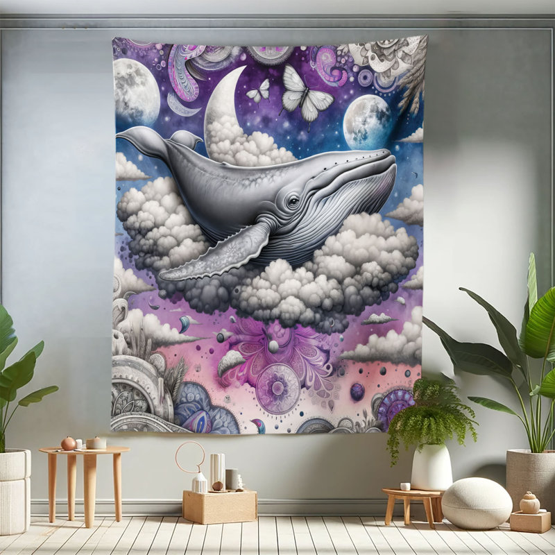 Tapisserie en microfibre, H 88 po x l 68 po