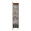Armoire de rangement pour salle de lavage avec tablettes fixes, chêne naturel-91900082