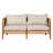Outdoor Patio Cushioned Sofa