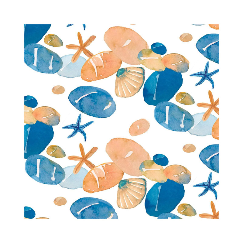 Pebble Beach by Michelle Campbell - Print on Canvas, Wrapped Canvas, 93.98 cm H x 93.98 cm W x 1.91 cm D