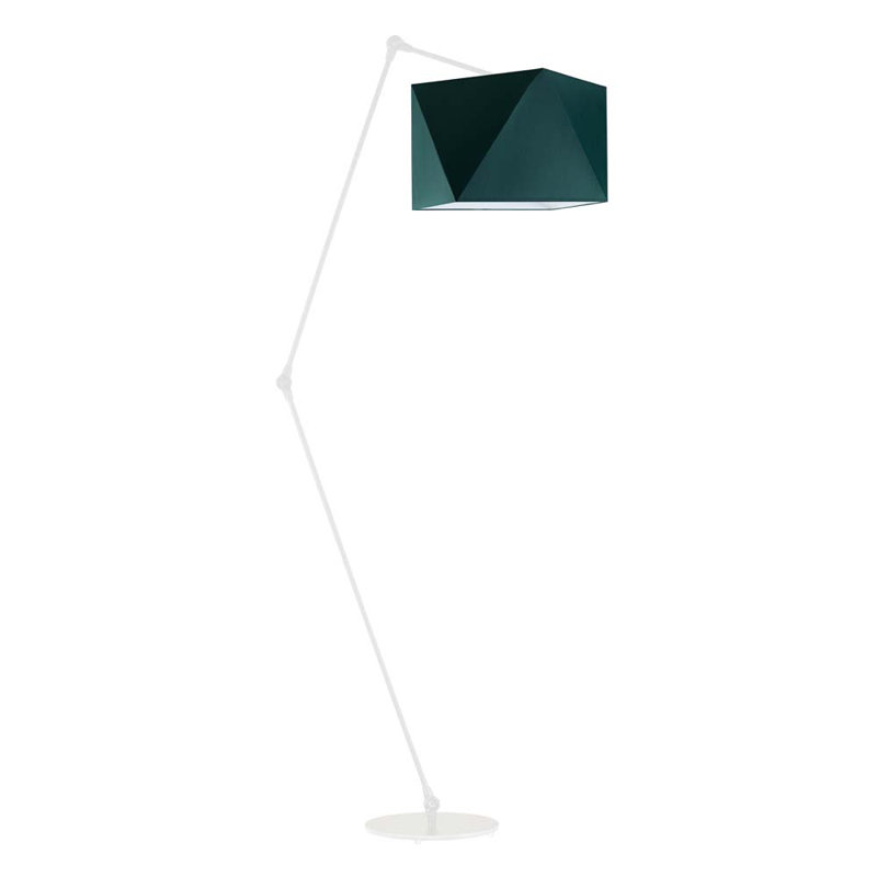 Huey 177 H cm Task Floor Lamp, Green, White