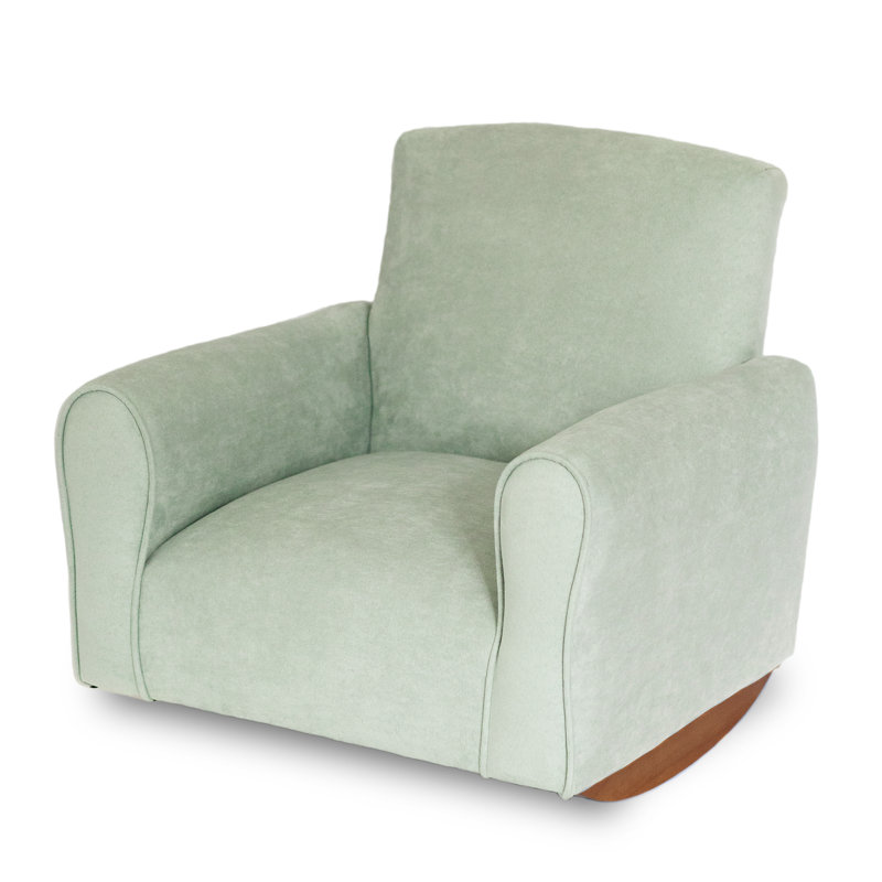Chaise berçante pour enfants, enfant, Vert écume de mer
