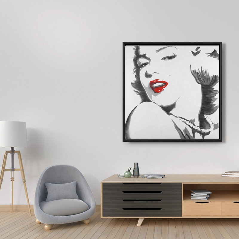 «Marilyn Monroe Outline Style» sur toile