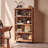 Nut-brown Solid  Wood Display Cases