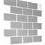 12" x 12" PVC Peel & Stick Subway Tile