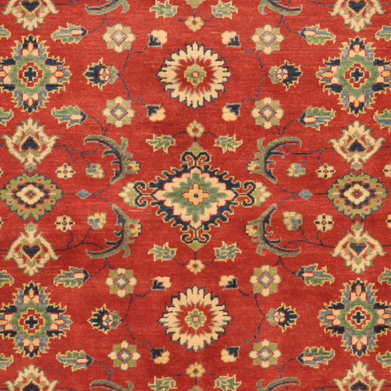Wool Geometric Indoor Rug, Rectangle 5'3" x 6'10"