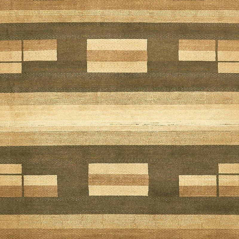 Tapis abstrait 404, Carré 7 pi