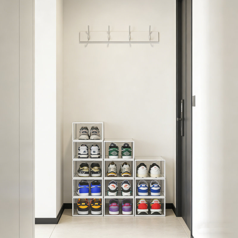 Transparent Stackable Shoe Organizer