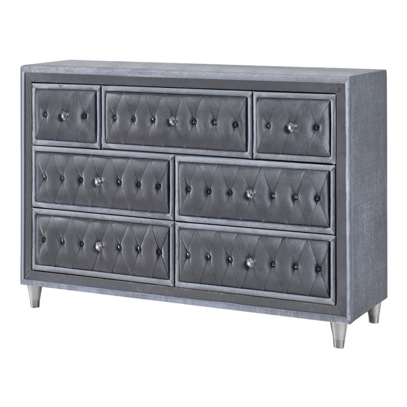 Commode double Bernadete, Gris