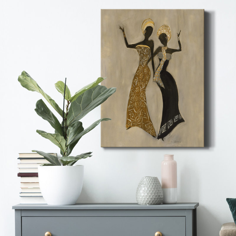 «Celebration II» par Julie Shaternik, reproduction d'art sur toile tendue, H 36 po x l 24 po x P 1 po