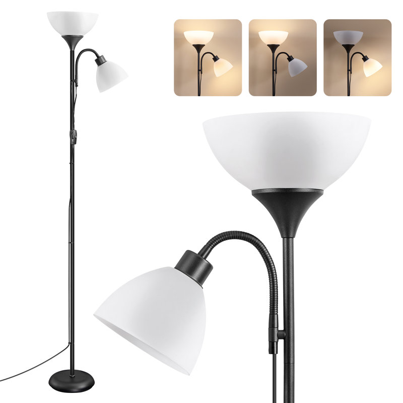 176 H cm Torchiere Floor Lamp, No