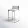 Shumpert 26" Brushed Stainless Steel Stackable Barstool