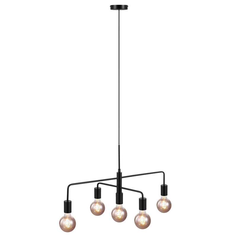 Gloom 5 - Light Bulb Pendant, Black