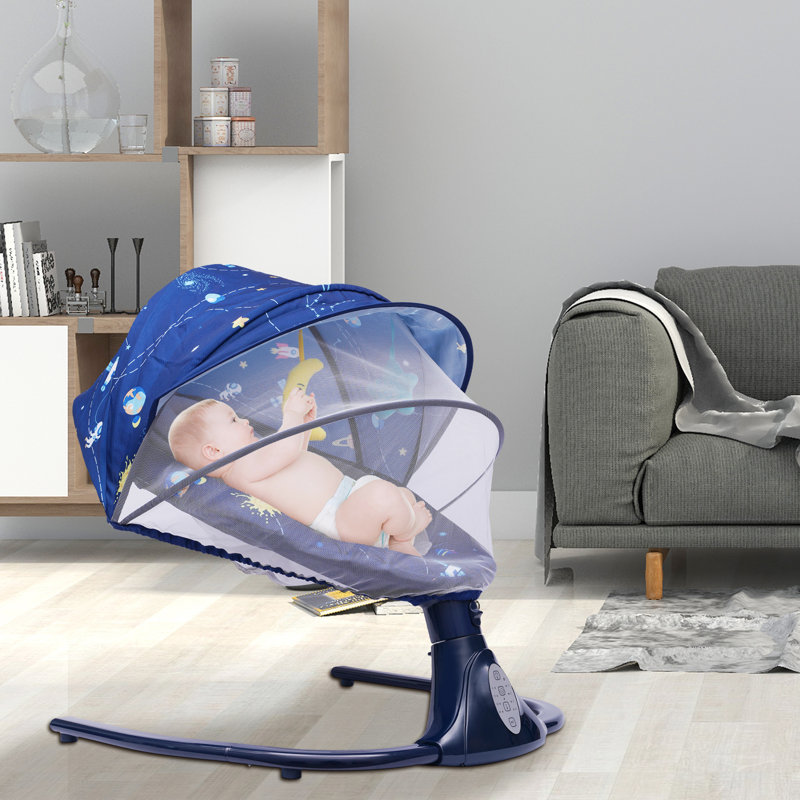 Fauteuil à bascule Blue Electric, Bleu