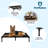 PETMAKER 36"x30" Elevated Dog or Cat Bed - Portable Pet Bed with Carrying Case- Indoor/Outdoor
