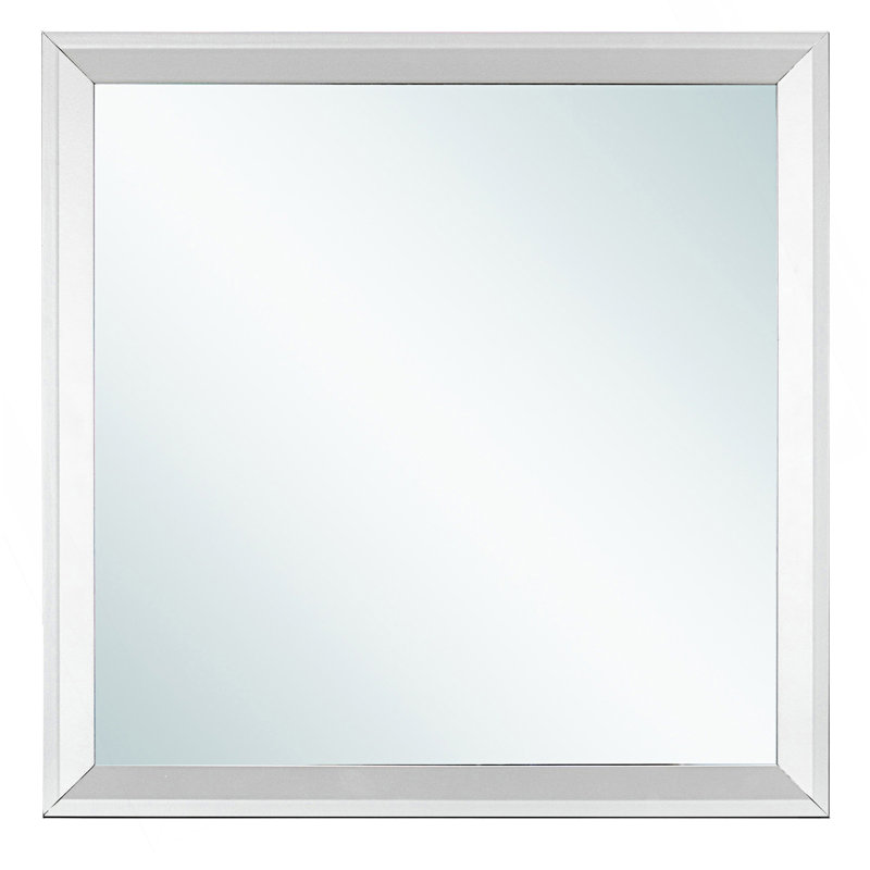 Miroir de conception moderne avec stratifié de haute qualité et verre à faible distorsion