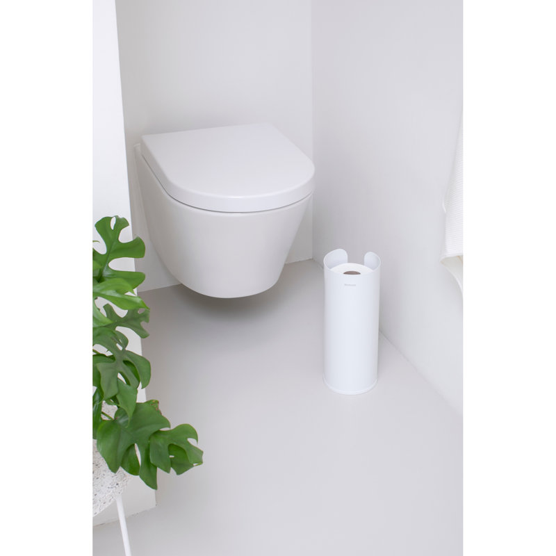 Brabantia Renew Toilet Roll Dispenser, White