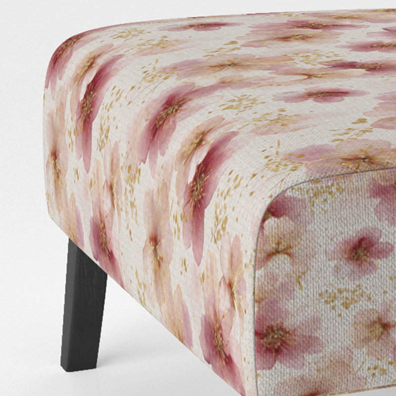 Fauteuil de chambre Country Farmhouse - Fauteuil de chambre crème Whisper Gold, Pantoufle sans accoudoirs