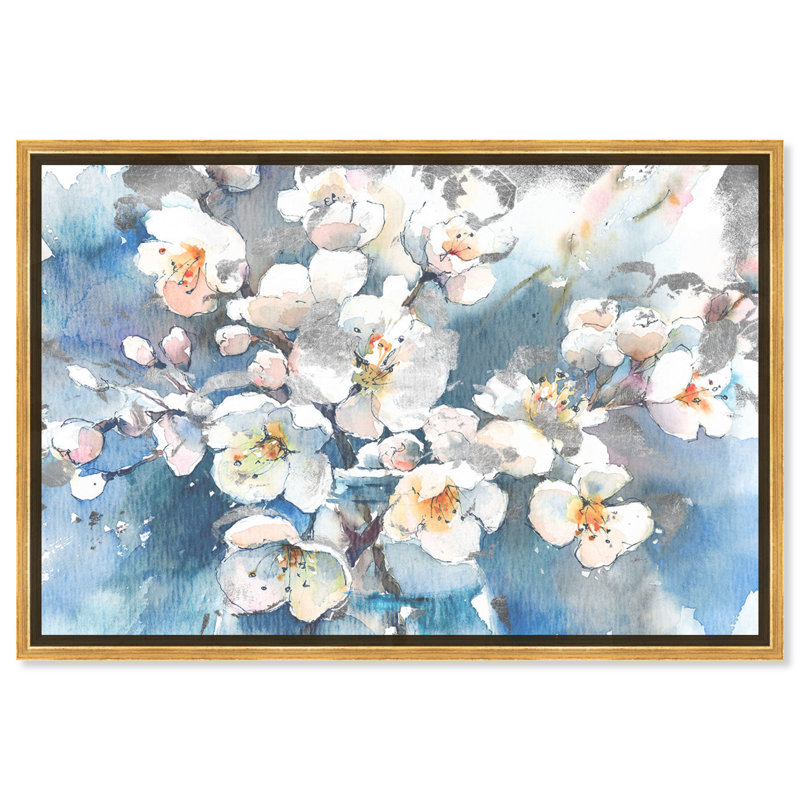 «Spring Blossom», reproduction d'art sur toile tendue, Cadre doré, H 45 po x l 30 po