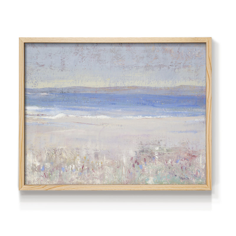 «Beach Textures II», reproduction encadrée, Naturel, H 11 po x l 14 po