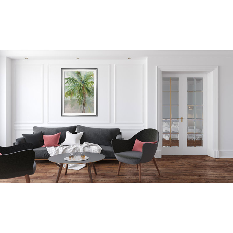 « palm breezes i », impression, H 12 po x l 8 po , Toile tendue, Sans cadre