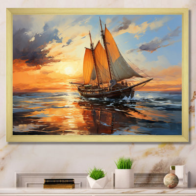 " Boat Expressive Seascapes I "