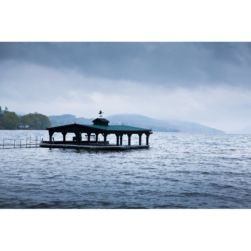 Adirondack Lake Pier Over the Water par Pgiam, H 8 po x l 12 po