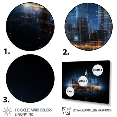 " New York Futuristic Blueprint "