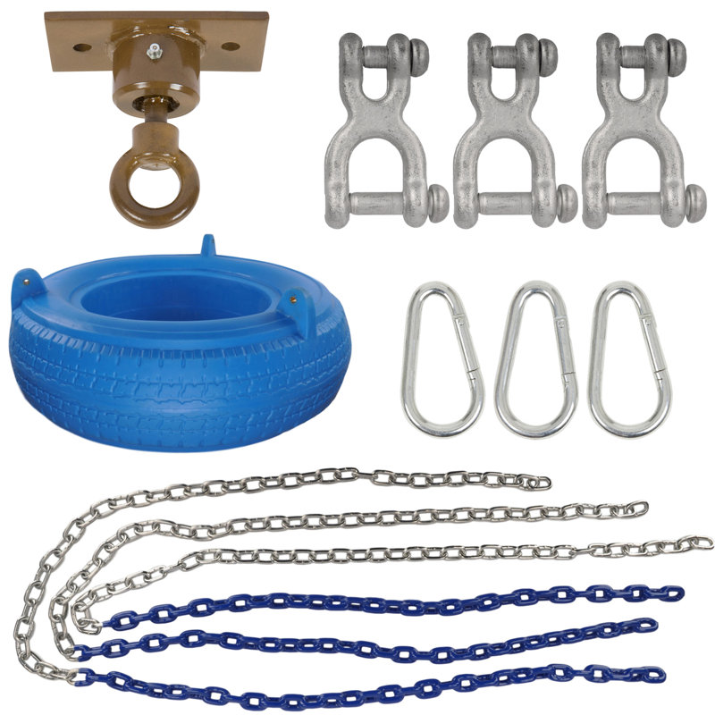 Ensemble complet de pneus avec pivot léger, Bleu