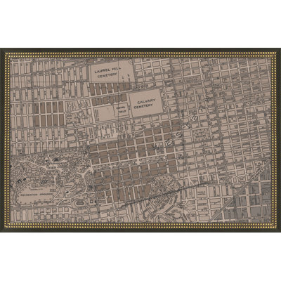 San Francisco, grille rétro carte E