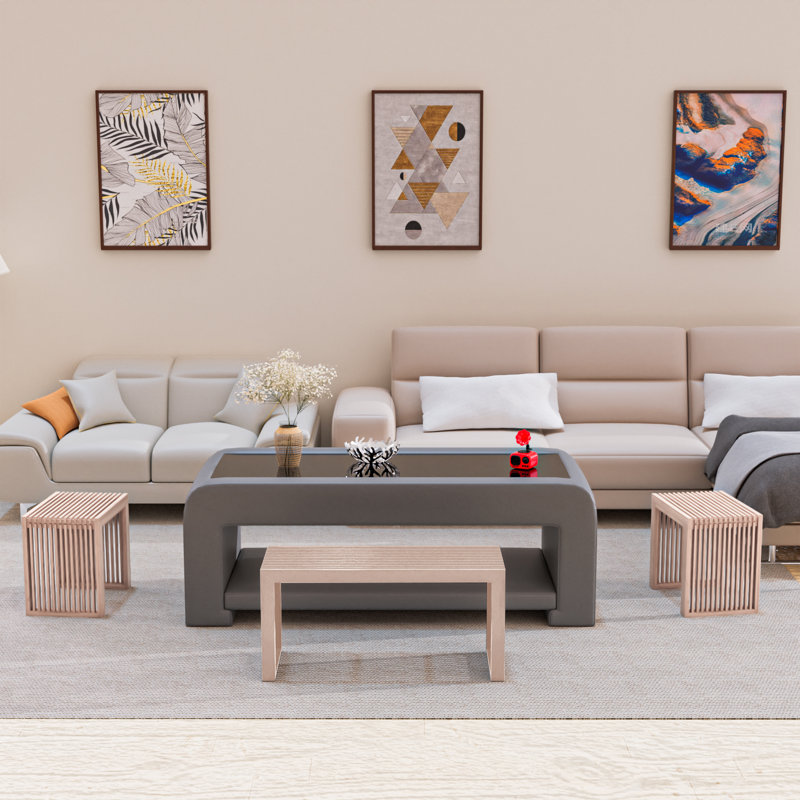 Banc de salle à manger Gelindon, Beige