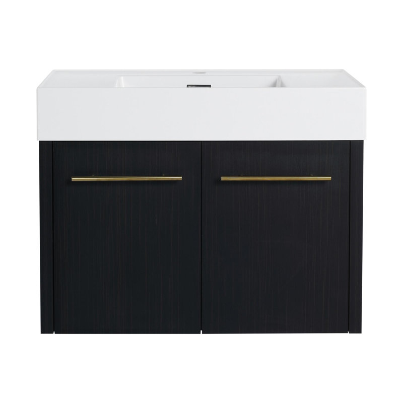 Ensemble de meuble-lavabo simple 29,5 avec plateau Thord