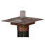 Tête de lanterne 1 lumière Wyndham Winter Pine-30775119