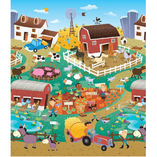 Jeu en mousse de ferme City