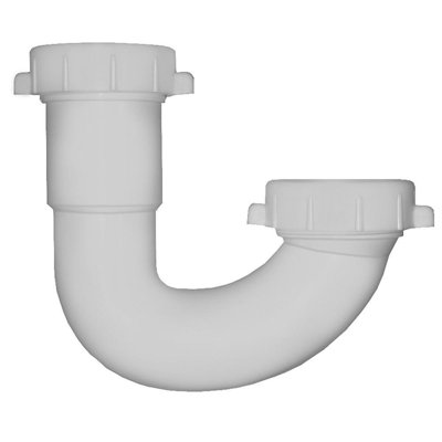 Jones Stephens 1-1/2 PVC SJ J-BEND - White