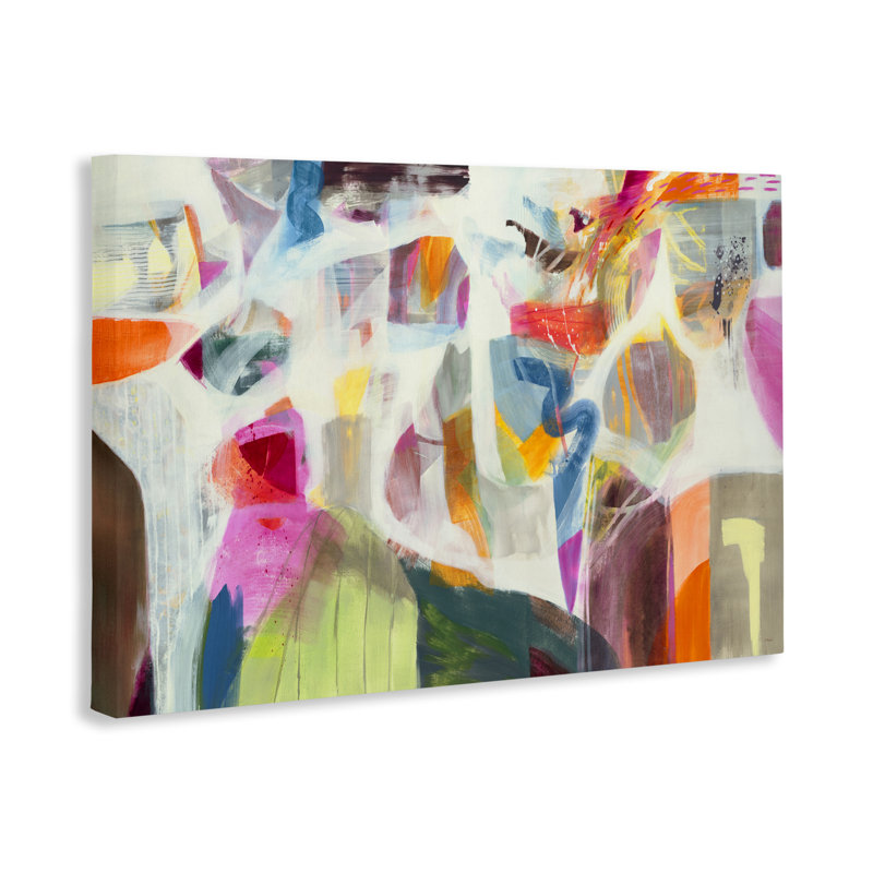 Toile Eclectic Energetic Expression, conception de Jill Martin, H 16 po x l 24 po