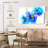 Avery Abstract Blue Flower-107938117