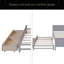 Lit plateforme simple avec lit gigogne et tiroirs-541613836