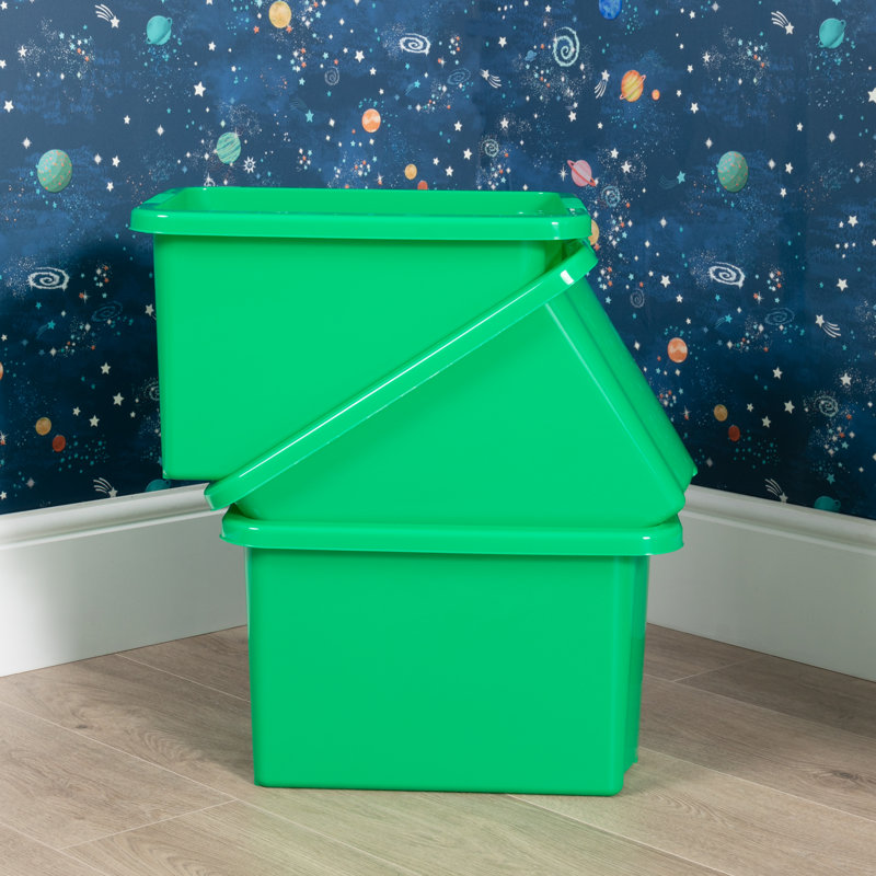 Stack & Store Box, 24 qt, Green