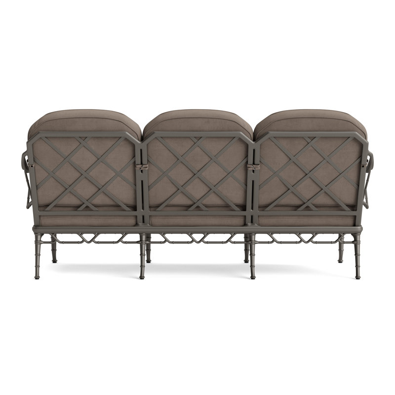 Calcutta Outdoor 3 - Seat Patio Sofa, Fusion Moccasian, Mica