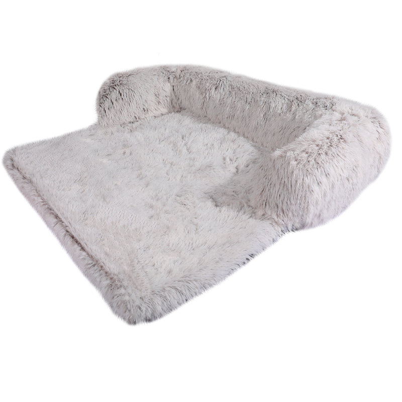Lit pour chien Calming, Café grisâtre, Moyen (l 35,4 po x P 32,3 po x H 7,9 po)