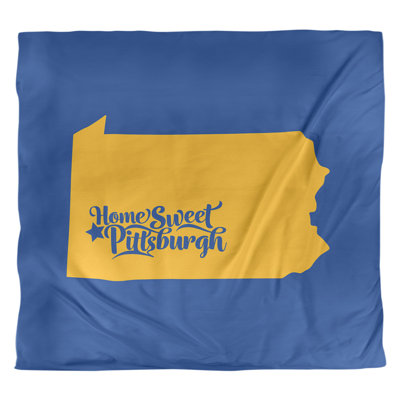 Housse de couette réversible simple Pittsburgh Pennsylvania