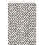 Tapis en laine / coton tissé à la main Brashear en ivoire / noir-1038006310