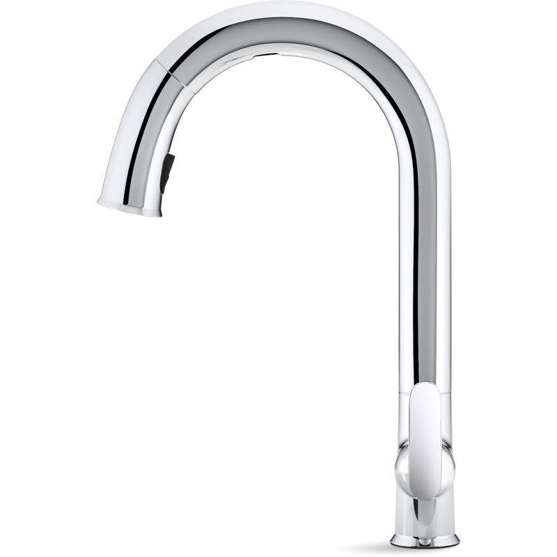 Sensate Pull-Down Touchless Single Handle Kitchen Faucet, Polished Chrome