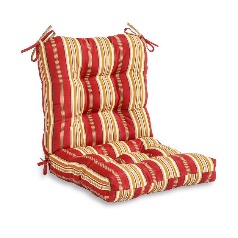 Coussin de chaise d'extérieur Ascena, Rayure Roma