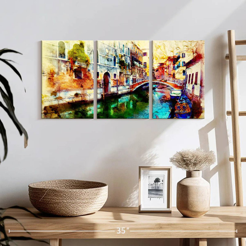 Senne Souvenirs de Venise, H 12 po x l 26 po