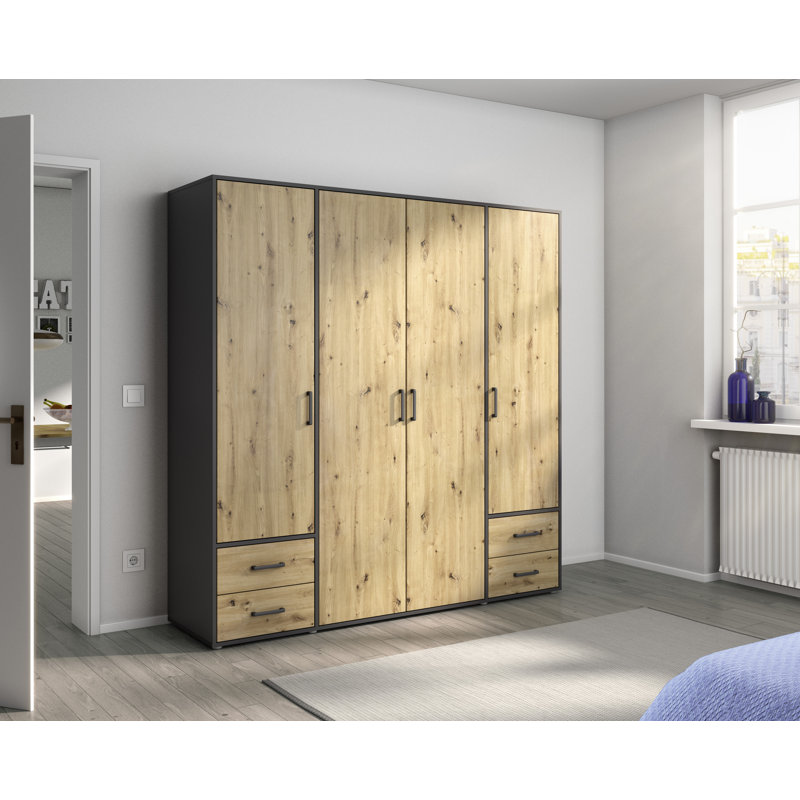 Velorin 3 Hinged Door Wardrobe available in many colour combinations 2 Drawer INCL. Delivery and Assembly