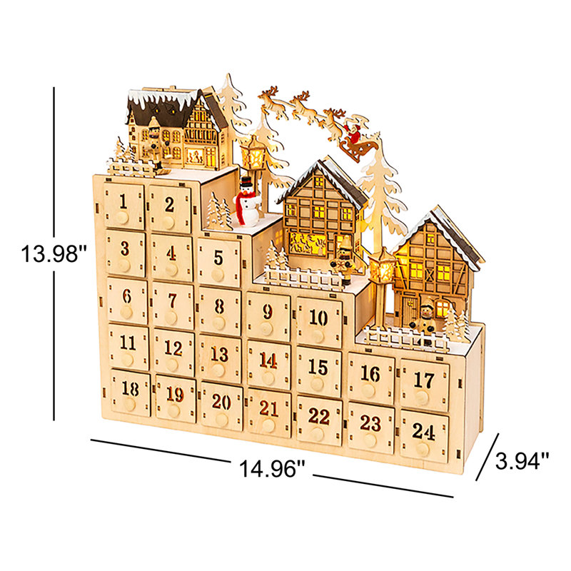 Calendrier de l'Avent 14,9 po